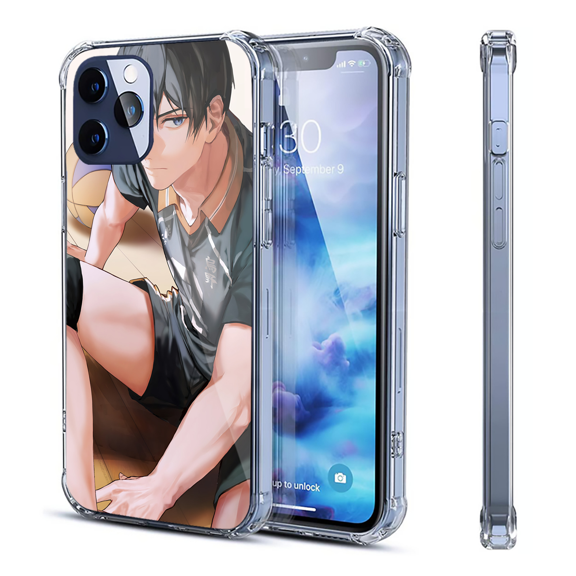 （画像用） ハイキュー!! Haikyu!! 【iPhone 12シリーズ対応】透明スマホケース（クリアソフトケース）